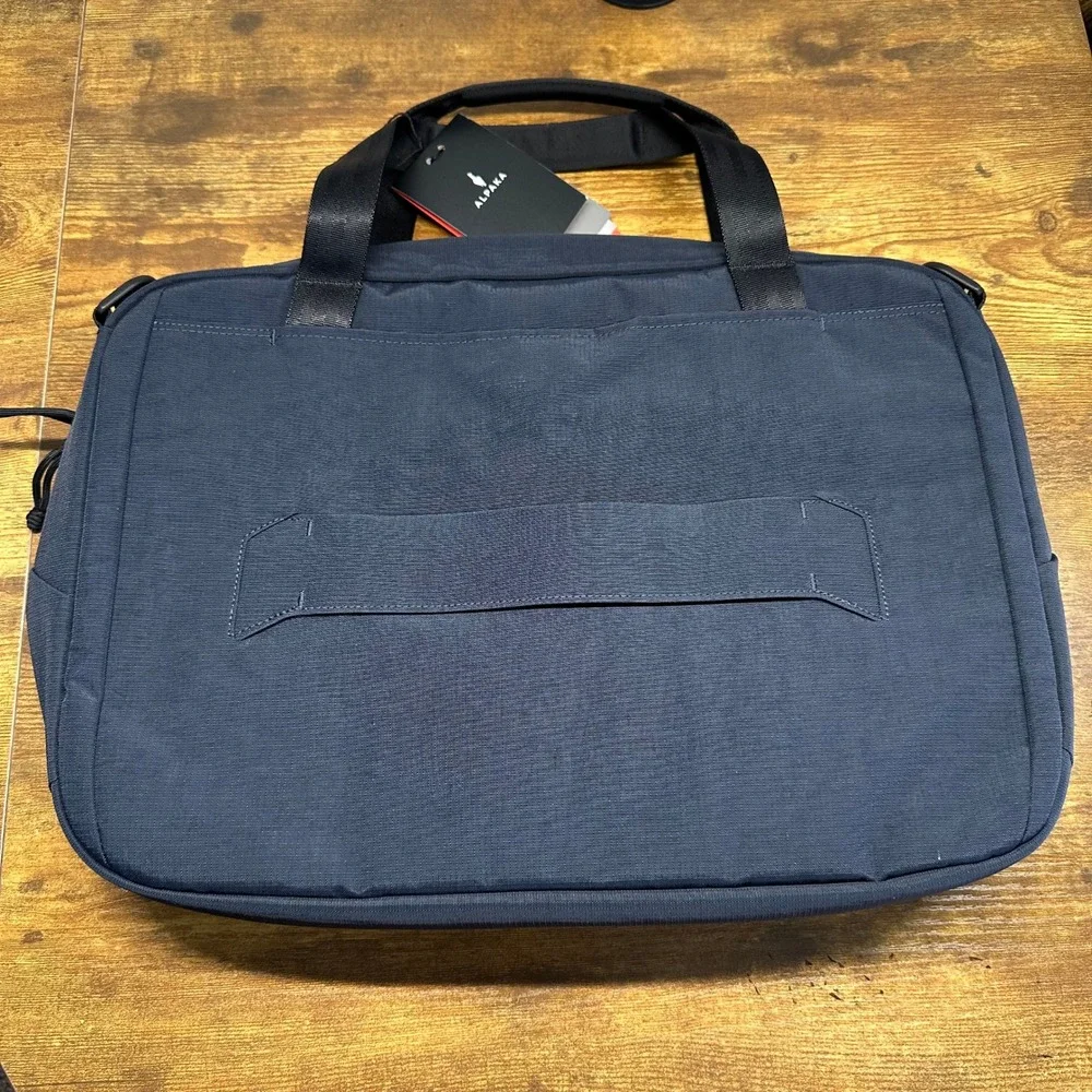 Alpaka Bravo Brief Moonlight Blue Axoflux 400D Laptop Bag AA010820624 NWT